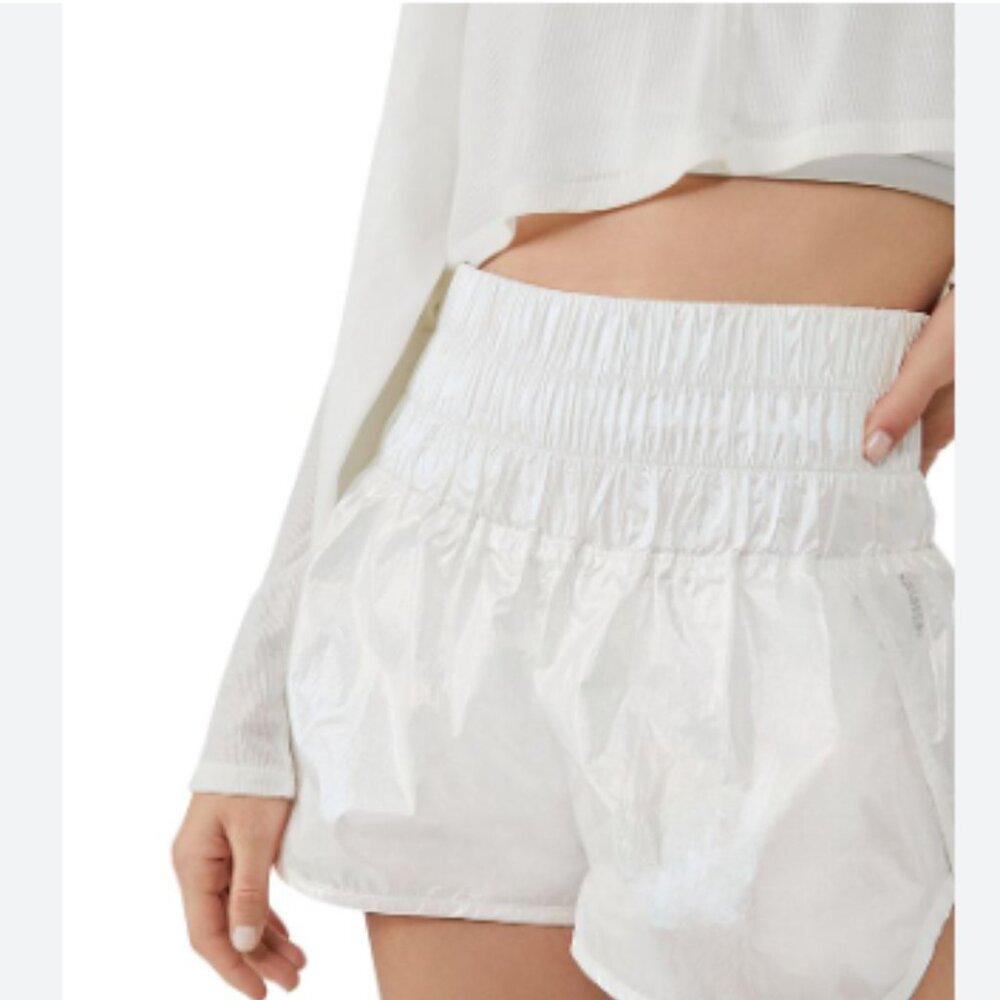 Free people movement way home shorts in white